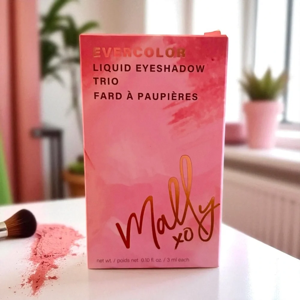 💎 Mally Evercolor Liquid Eye Shadow Trio Almond Cake Pop Champagne New In Box